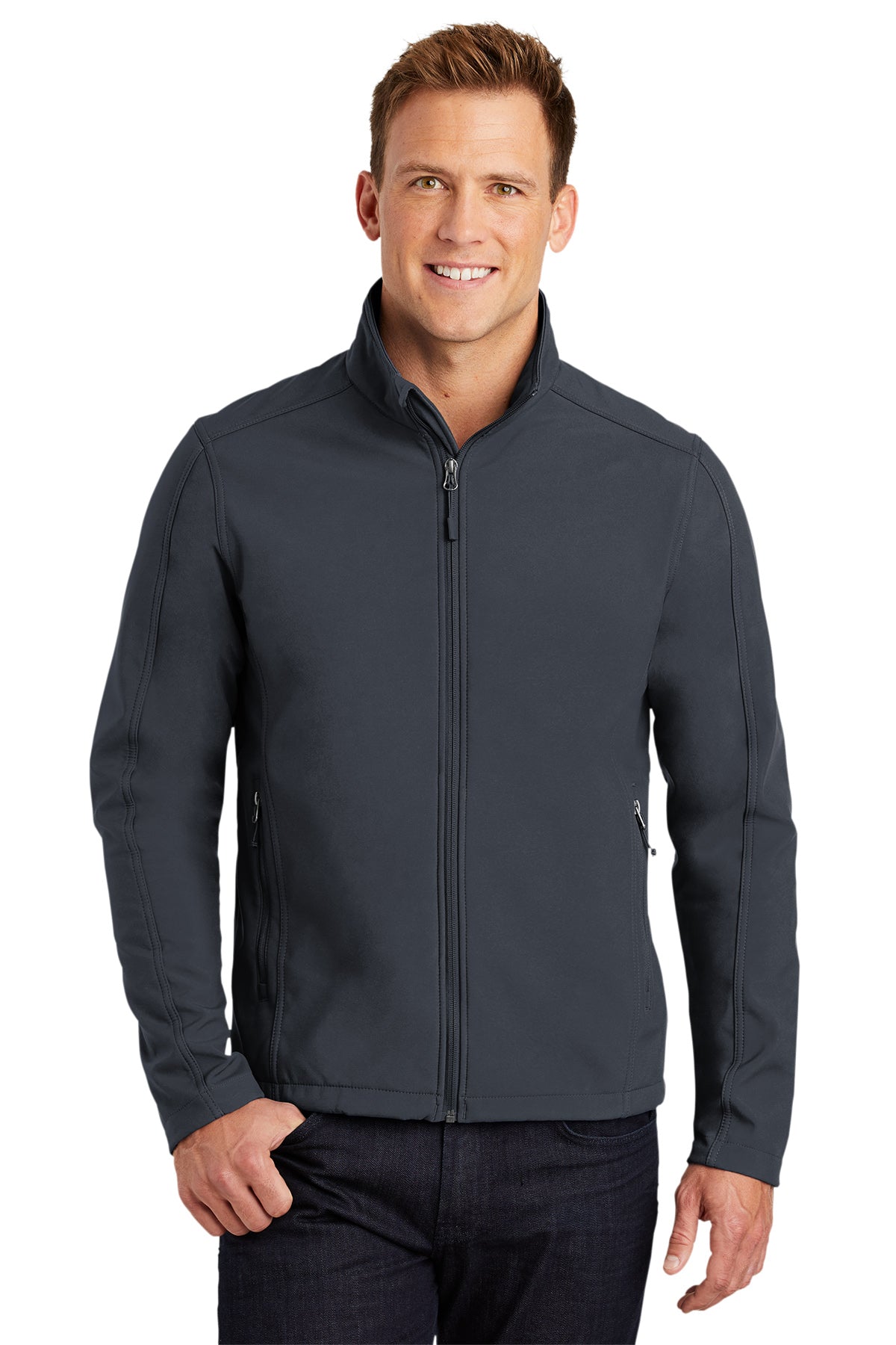 Men's Embroidered Core Soft Shell Jacket