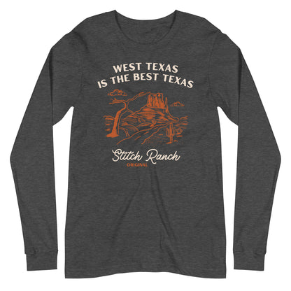 WEST TEXAS LONG SLEEVE T-SHIRT