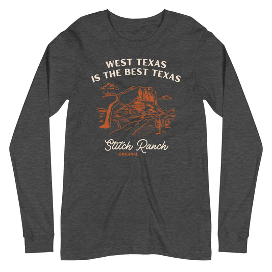 WEST TEXAS LONG SLEEVE T-SHIRT