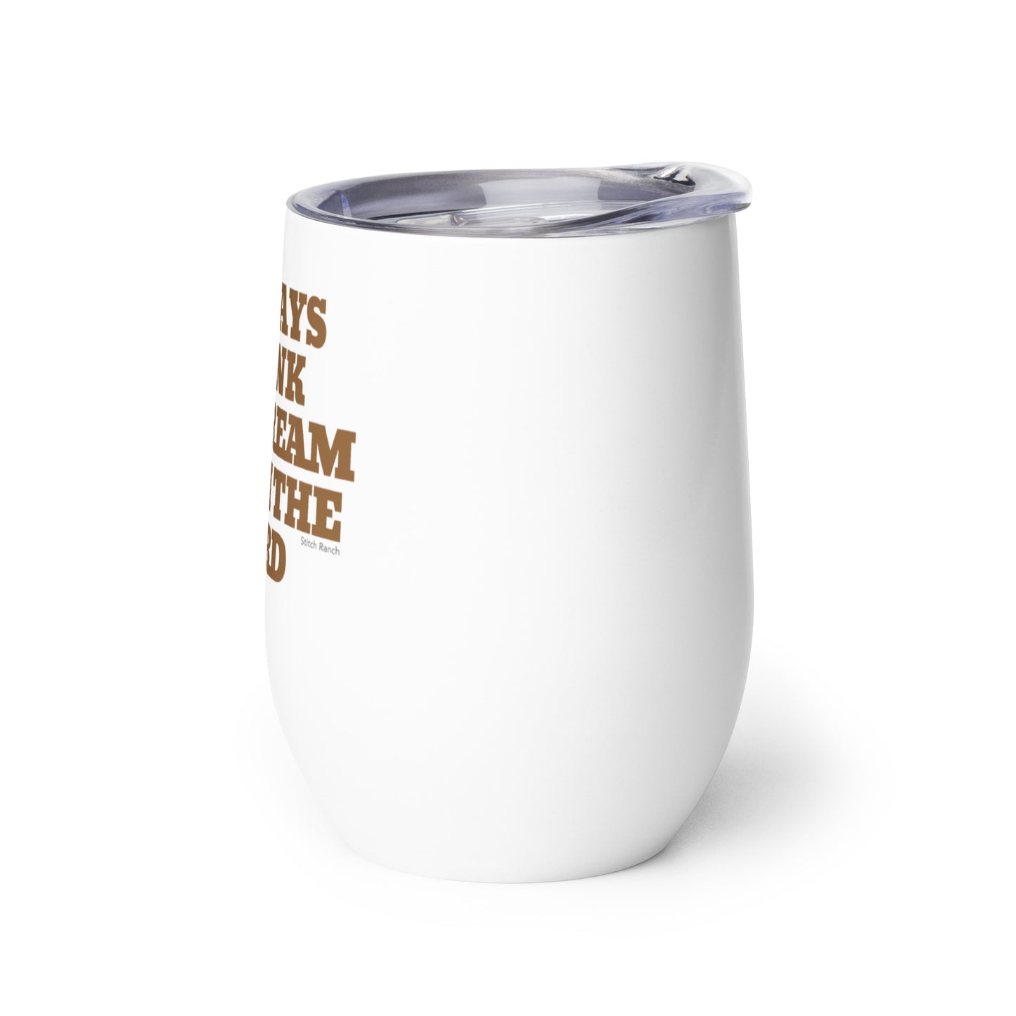 Drink Upstream Wine Tumbler